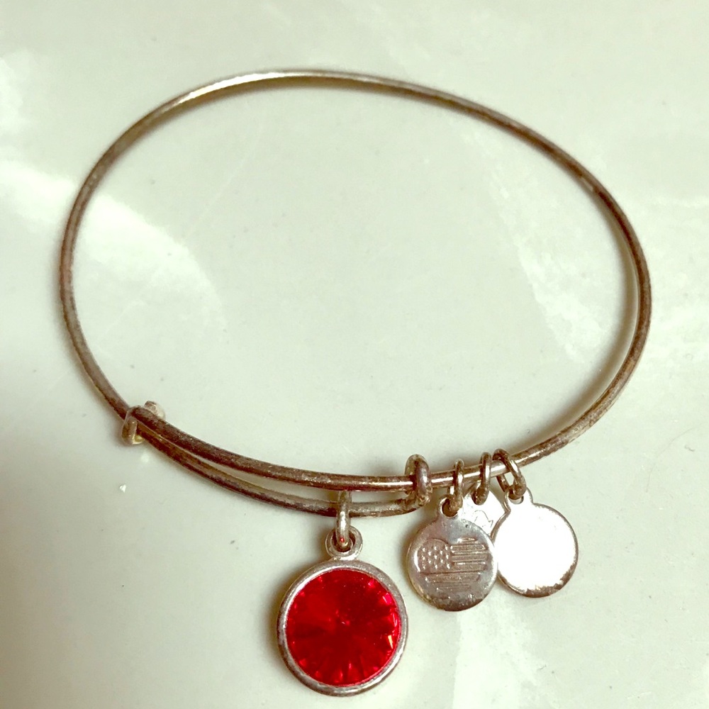 Alex and Ani July birthstone bangle